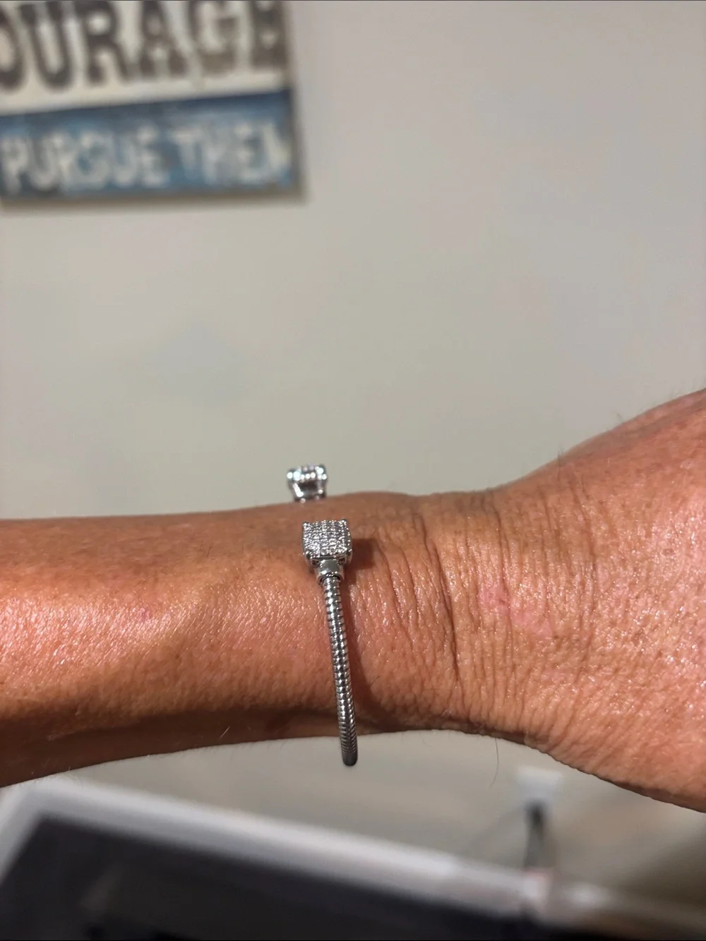 Park Lane “Brooklyn” Silver Open Cuff Bracelet